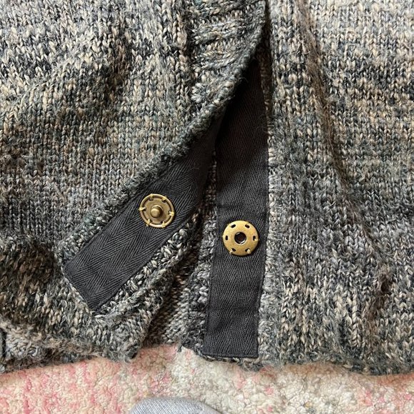 Prana Amber Wool Blend Duster Cardigan Size M - Picture 7 of 11